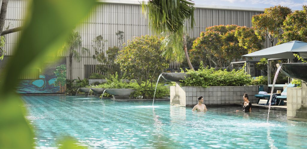 Heated Main Pool at Padma Hotel Semarang