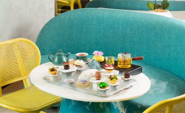 Afternoon tea at goolali gelato bar and patisserie